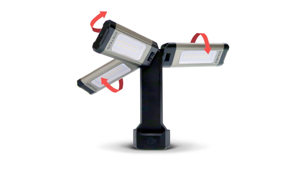 STKR Concepts Tri-Mobile, 2000 Lumen Area Work Light, Black, 12680
