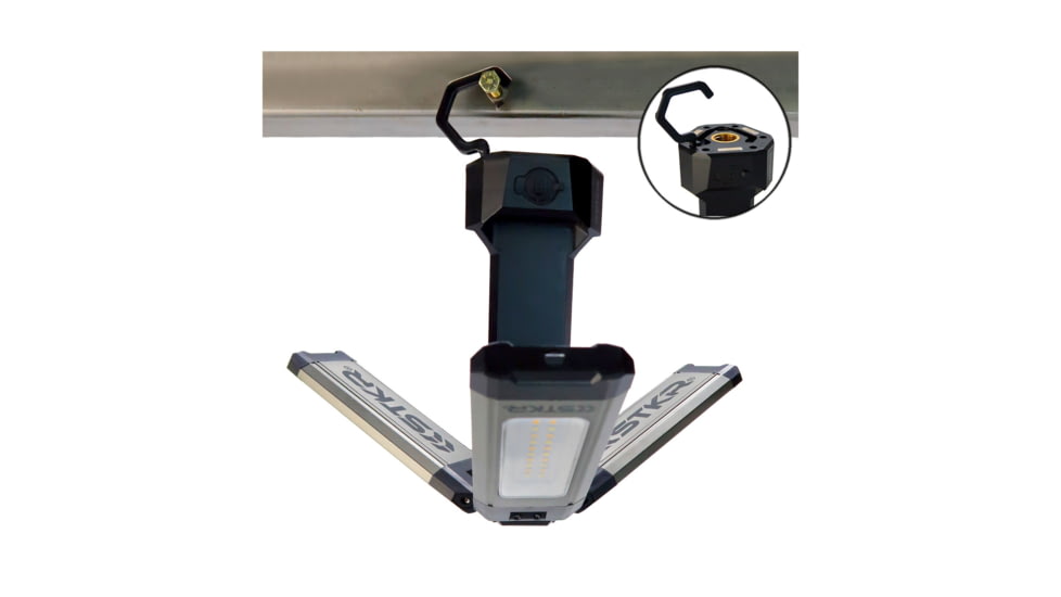 STKR Concepts Tri-Mobile, 2000 Lumen Area Work Light, Black, 12680