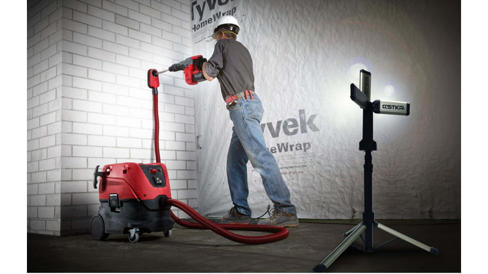 STKR Concepts Tri-Mobile, 2000 Lumen Area Work Light, Black, 12680
