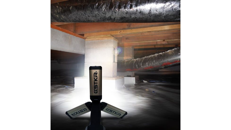 STKR Concepts Tri-Mobile, 2000 Lumen Area Work Light, Black, 12680