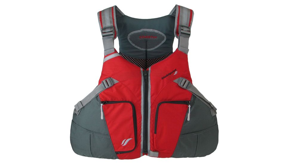 Stohlquist Coaster Men's PFD-Red/Grey-Large