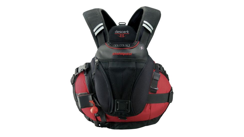 Stohlquist Descent Personal Flotation Device, Fireball Red, Small/Medium, 523130