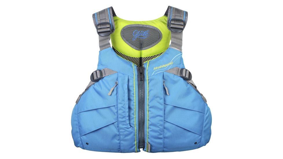 Stohlquist Glide Personal Flotation Device, Life Vest - Womens, Cyan Blue, Extra Small/Small, QF1714030S