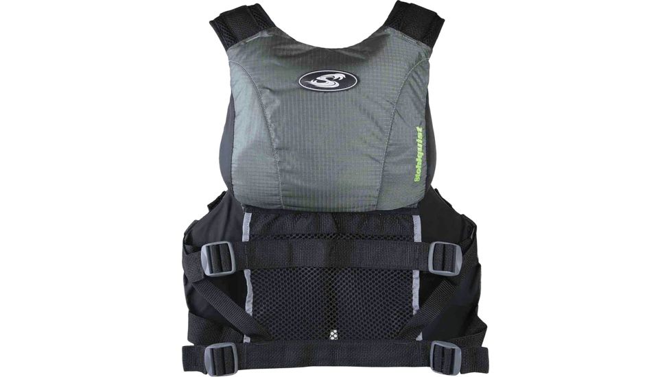 Stohlquist Mens Ebb PFD, Gray, Large-Extra Large, Chest 40-46, QF1291001XL