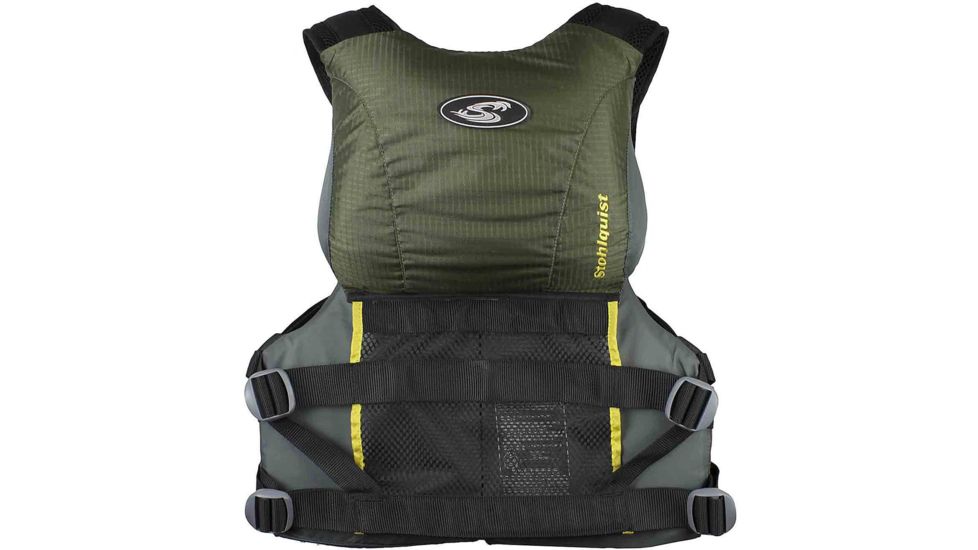 Stohlquist Mens Ebb PFD, Green, Large-Extra Large, Chest 40-46, QF1290307XL