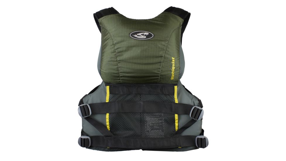Stohlquist Mens Ebb PFD, Green, Small-Medium, Chest 33-39, QF1290307M