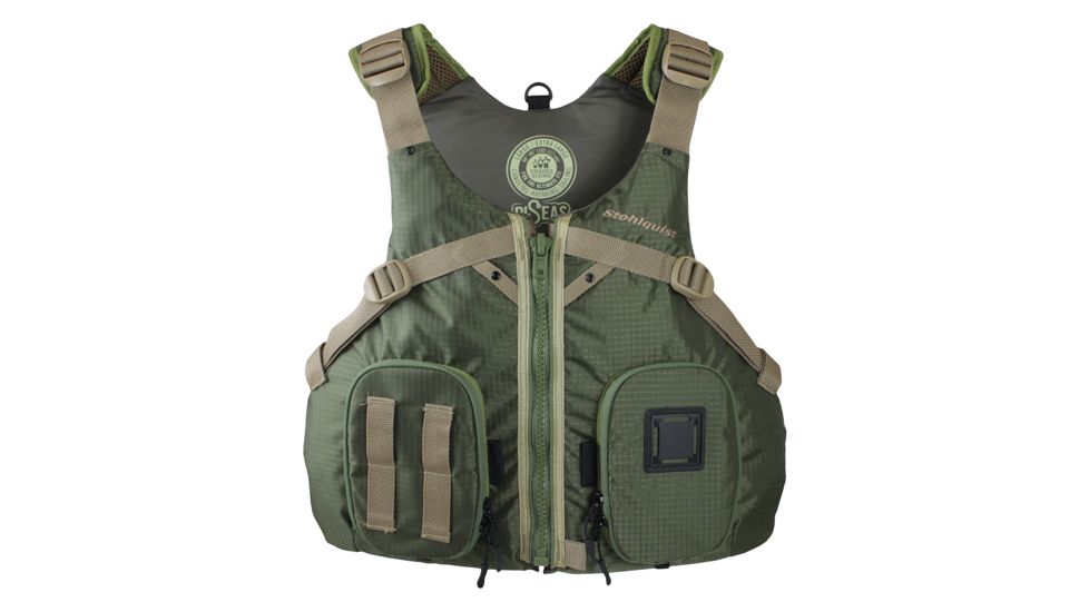 Stohlquist Mens Piseas PFD, Grass Green, XXL, Chest 46-52, QF1363201XXL