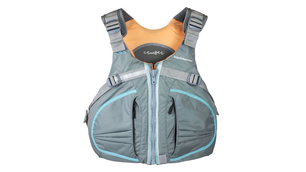 Stohlquist Womens Cruiser PFD, Gray, Extra Small-Small, Bust 28-34, QF1331061S