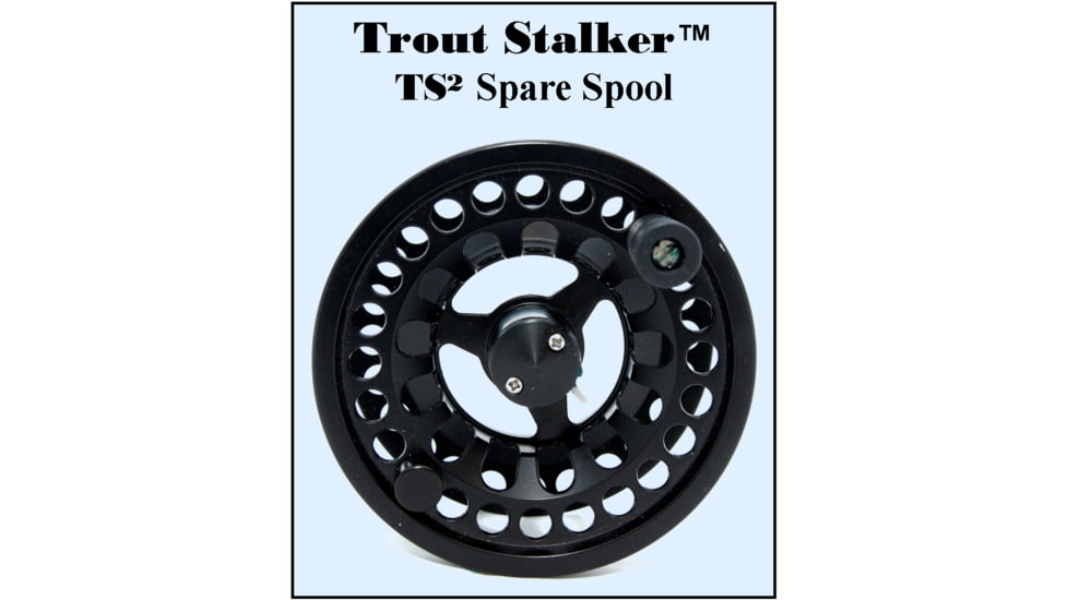 Stone Creek T2 Spare Spool, 3/4 Wt, Die Cast, Machine Cut Aluminum, Black, TS2S-34