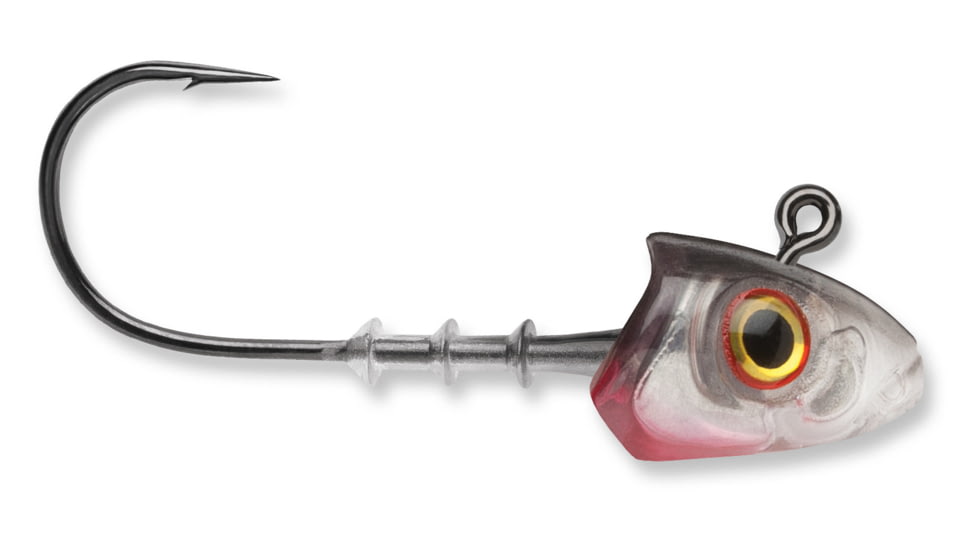 Storm 360GT Searchbait Jig, Fits 3-1/2in Bodies, 1/4 Oz 2/0 Hook, Smokin Ghost, SJG35SGH-14J