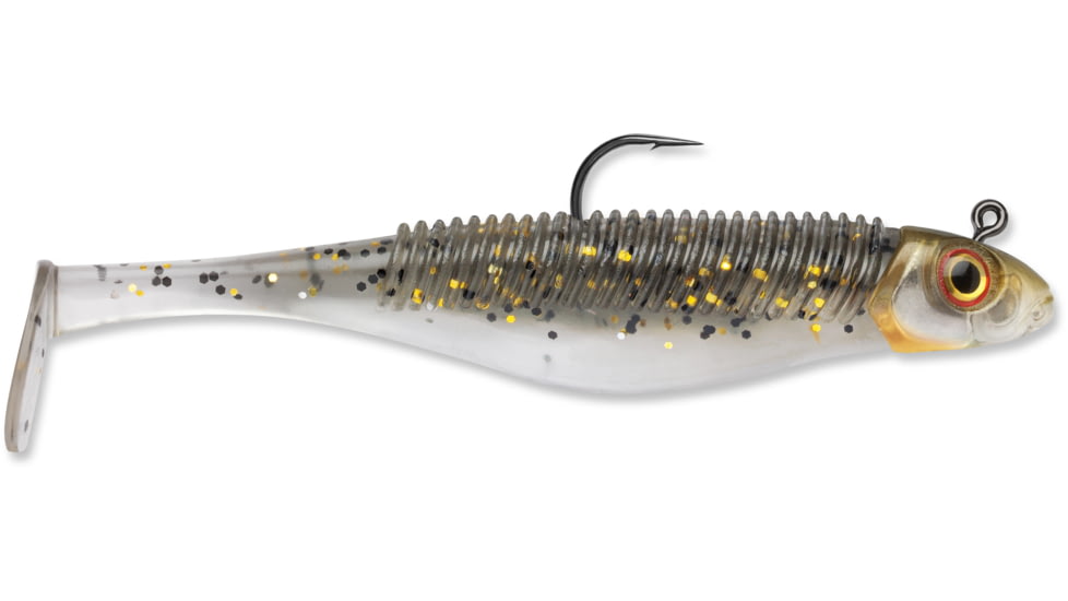 Storm 360GT Searchbait Shad, Sinking, 3-1/2&quot;, 1/4oz, #2/0 Hk, 1 Rigged Two Bodies, Volunteer, SBD35VT-14J