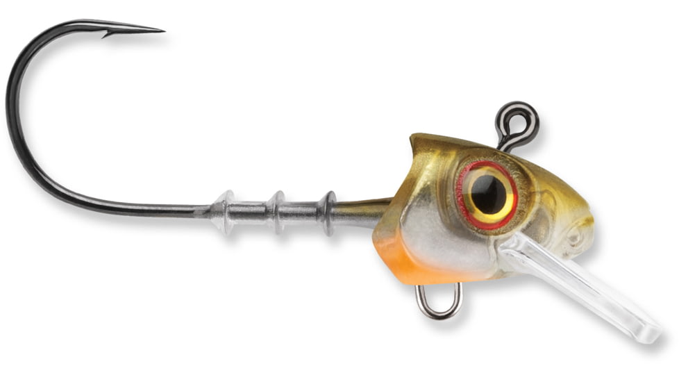 Storm 360GT Swimmer Jig Head, Fits 5.5in Body Length, 3/8oz Jig, #7/0 VMC Coastal Black Hook, Smelt, SJS55SMT-38J