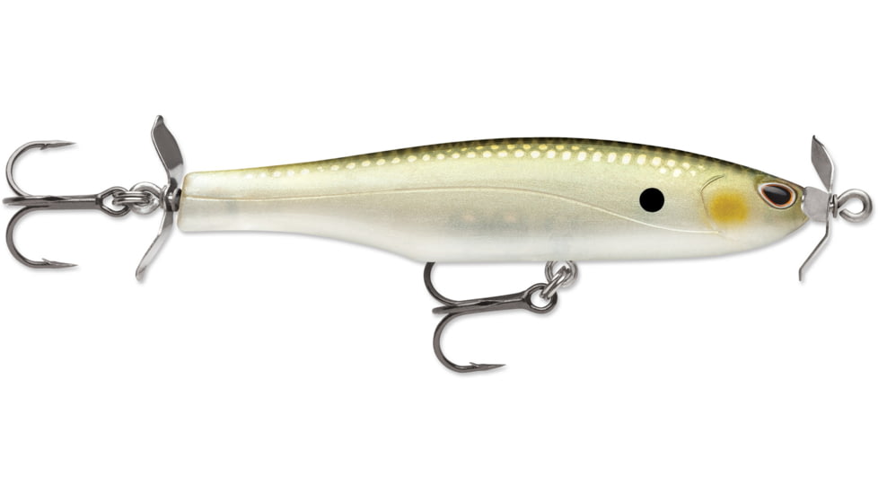 Storm Arashi Spinbait, Green Gold Shad, 3-1/8in, 1/3oz., ASB08875