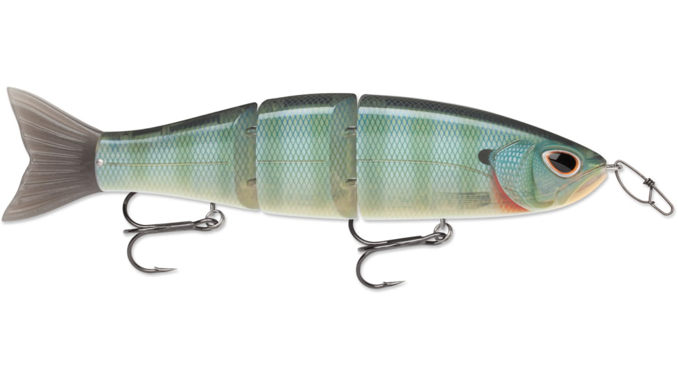 Storm Arashi Swimmer 18 Sinking, Variable Running Depth, Extra Tail, Bluegill, 7in, 2-3/16oz, #1/0 Trebles, ASW18680
