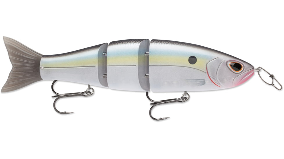 Storm Arashi Swimmer 18 Sinking, Variable Running Depth, Extra Tail, Threadfin Shad, 7in, 2-3/16oz, #1/0 Trebles, ASW18690