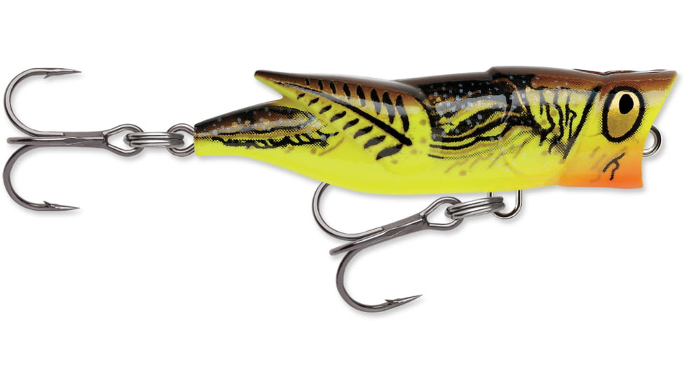 Storm Hopper Popper 04 Hard Bait, Brown Yellow, HP04521
