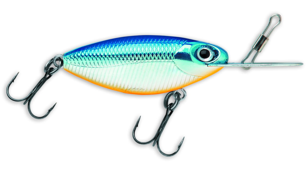 Storm Hot N Tot Madflash Trolling Crankbait, Floating, Blue Chrome Orange, 2in, 3/16oz, HM594