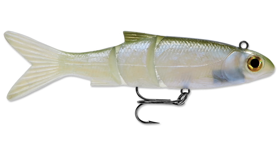 Storm Live Kickin Minnow 04 Soft Bait, Olive Minnow, LKM04OLM