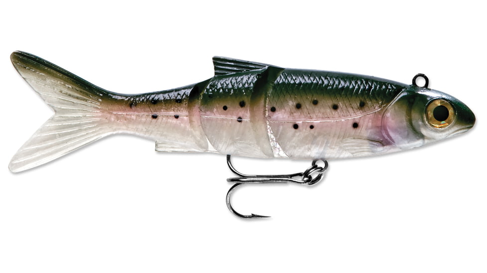Storm Live Kickin Minnow 04 Soft Bait, Rainbow Trout, LKM04RT