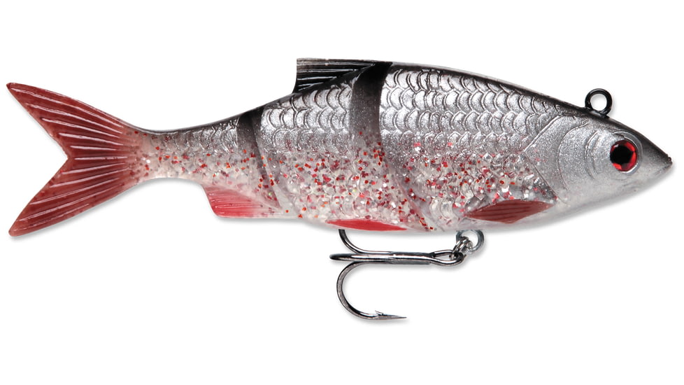 Storm Live Kickin Shad 05 Soft Bait, Bleeding Roach, LKSD05BRO