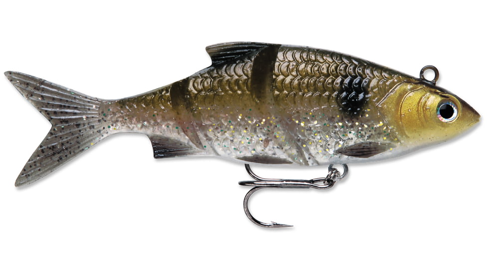Storm Live Kickin Shad 05 Soft Bait, Gold Shiner, LKSD05GS