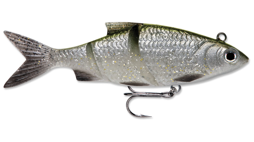 Storm Live Kickin Shad 05 Soft Bait, Olive Shiner, LKSD05OS