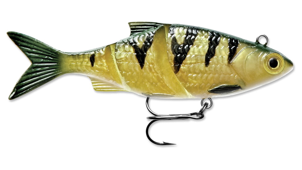 Storm Live Kickin Shad 05 Soft Bait, Yellow Perch, LKSD05YP