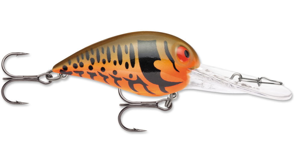 Storm Original Deep Wiggle Wart 05, Floating-Diving, 2", 7/16 oz, #4 Trebles, Ouachita Craw, DV170