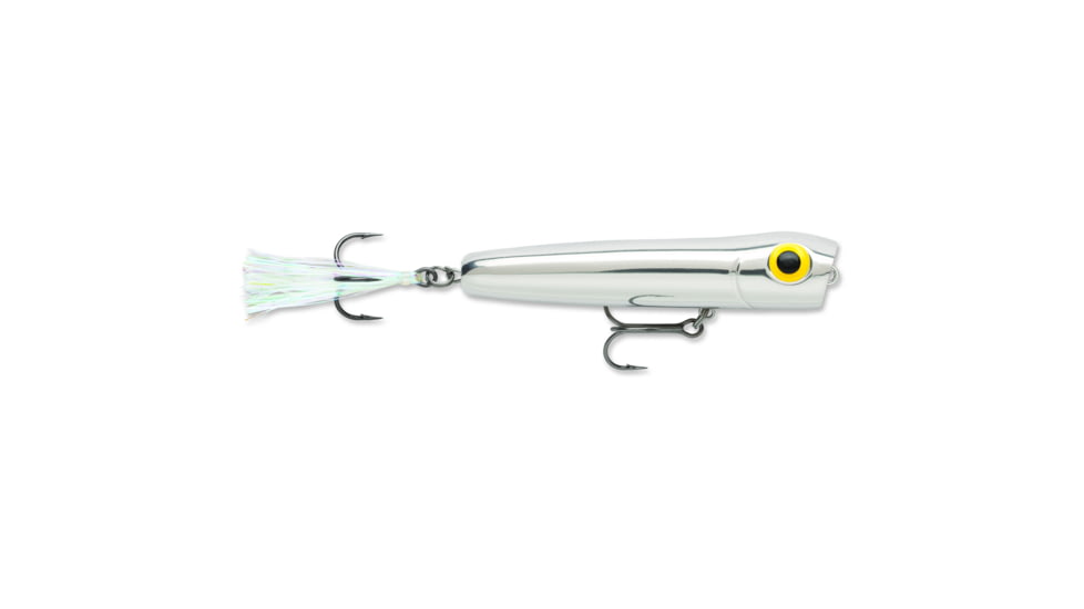 Storm Rattlin' Chug Bug 08 Topwater, 3 1/4", 3/8oz, 08 Pure Chrome, CB08731