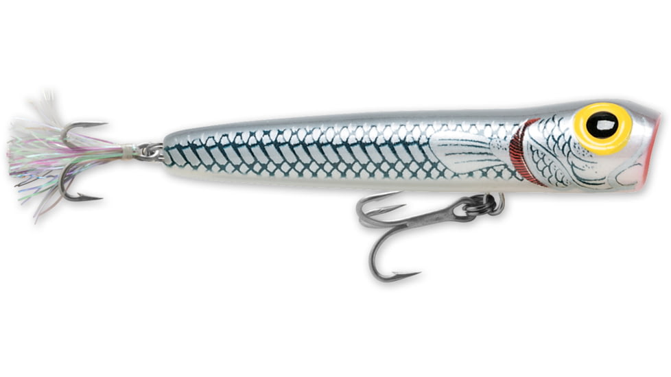 Storm Rattlin' Saltwater Chug Bug Topwater Popper, 3 1/4&quot; 3/8 oz, Mullet, Floating, CBS081269