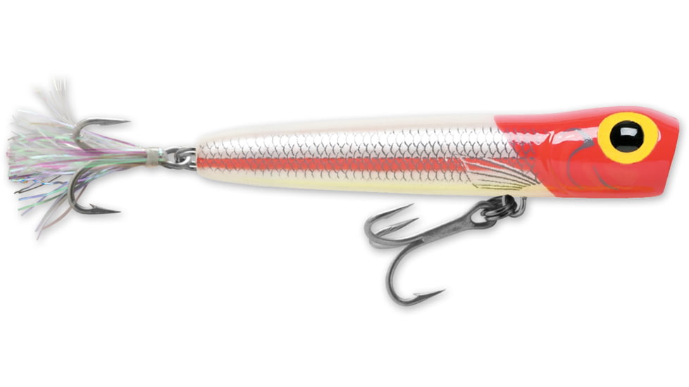 Storm Rattlin' Saltwater Chug Bug Topwater Popper, 3 1/4&quot; 3/8 oz, Red Head, Floating, CBS081375