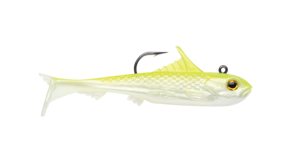 Storm Surge Minnow 3 Jig, Chartreuse Pearl, SMN03CPRL