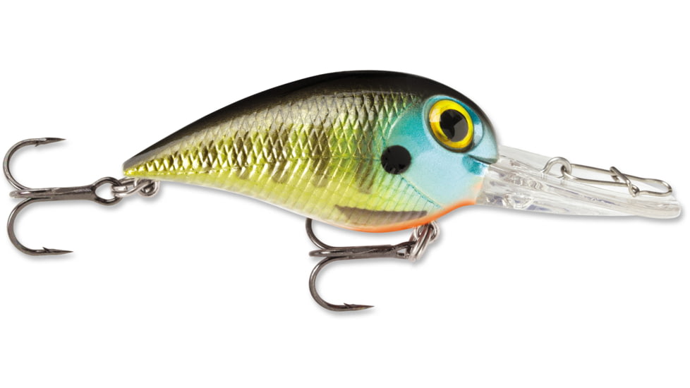 Storm Wiggle Wart Madflash Crankbait, Floating, Bluegill, 2in, 3/8oz, VM680