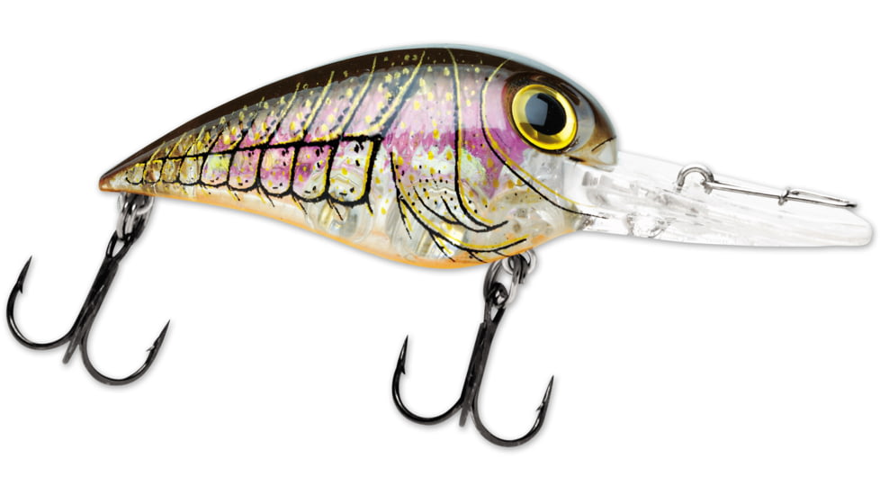 Storm Wiggle Wart Madflash Crankbait, Floating, Mossy Craw, 2in, 3/8oz, VM864