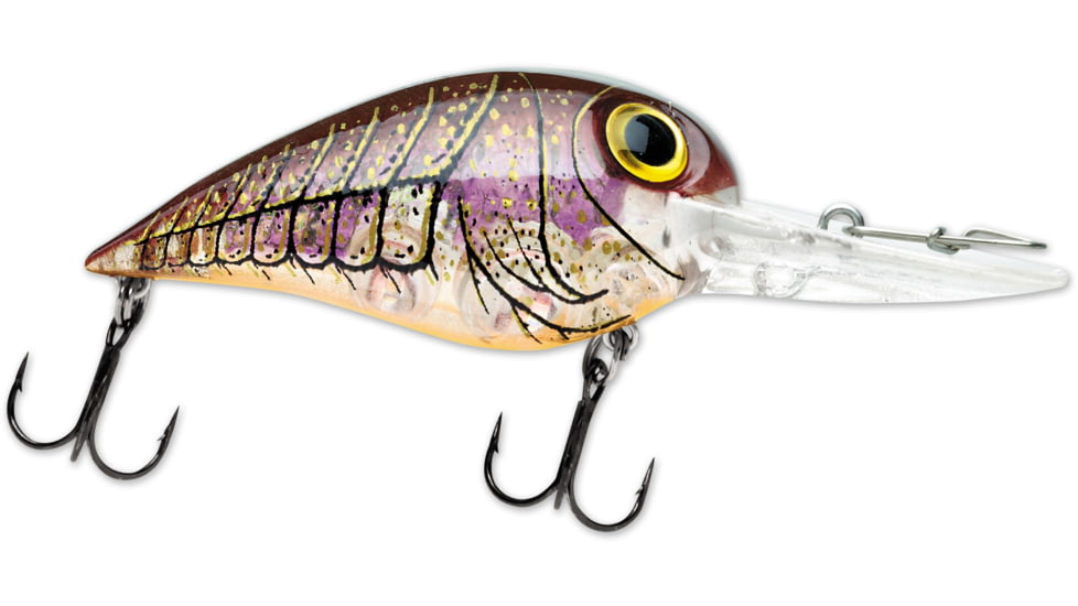 Storm Wiggle Wart Madflash Crankbait, Floating, Rusty Craw, 2in, 3/8oz, VM868