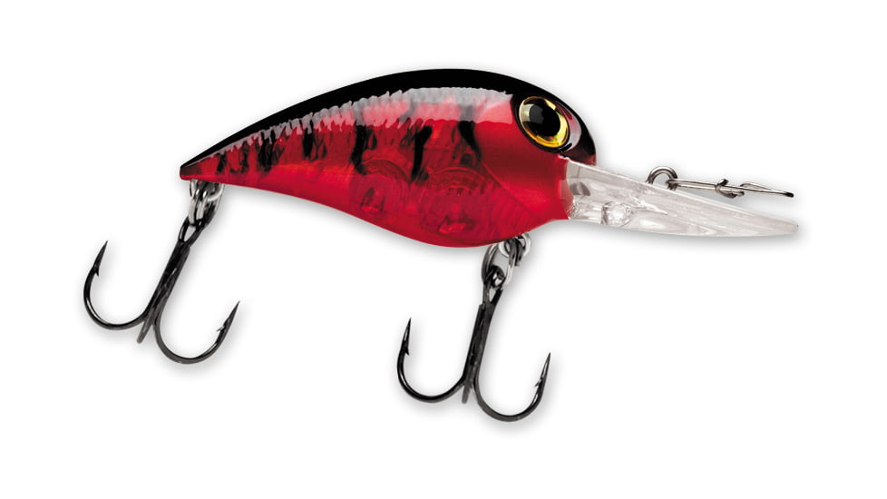Storm Wiggle Wart Madflash Crankbait, Floating, Texas Craw, 2in, 3/8oz, VM866
