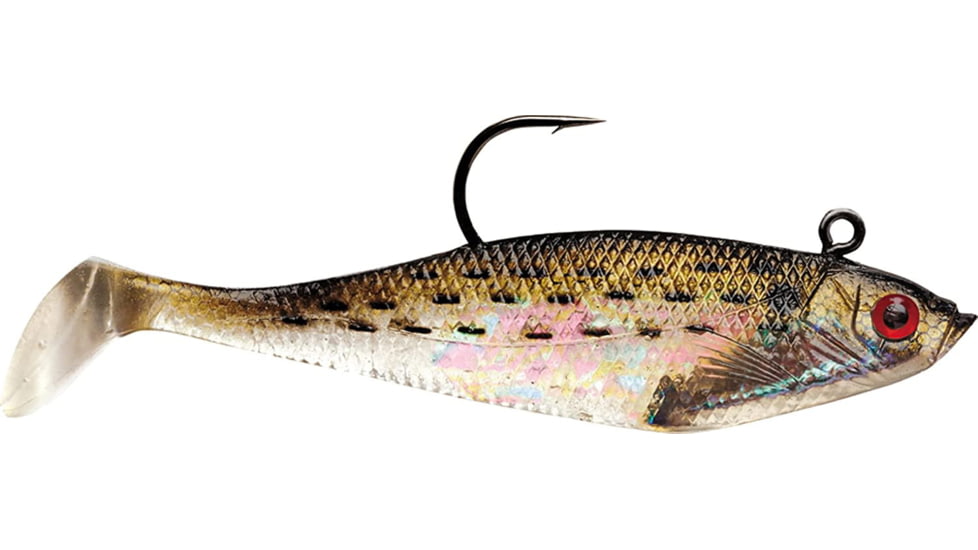 Storm WildEye Swim Shad 09 Soft Bait, Bunker, WSB09BNK