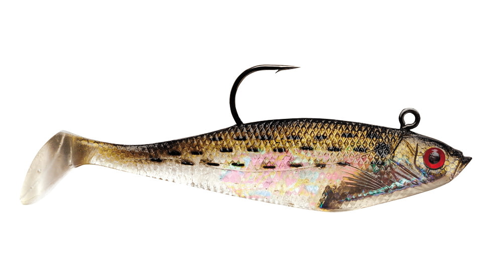 Storm WildEye Swim Shad Swimbaits, 3, 5in, Bunker, WSS05BNK