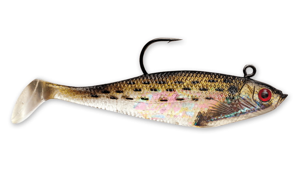 Storm WildEye Swim Shad Swimbaits, 3, 4in, Bunker, WSS04BNK