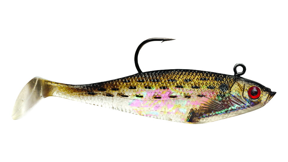 Storm WildEye Swim Shad Swimbaits, 3, 6in, Bunker, WSS06BNK