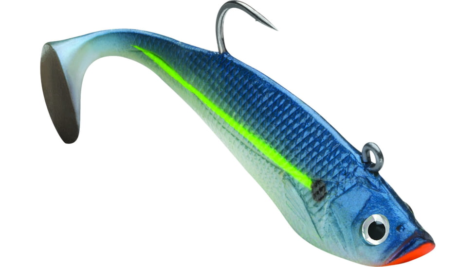 Storm WildEye Swim Shad Swimbaits, 3, 3in, Blue Shad Steel, WSS03BSTD