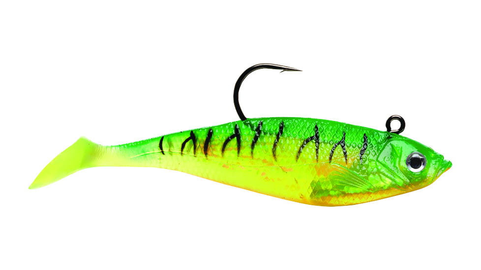 Storm WildEye Swim Shad Swimbaits, 3, 3in, Firetiger, WSS03FT
