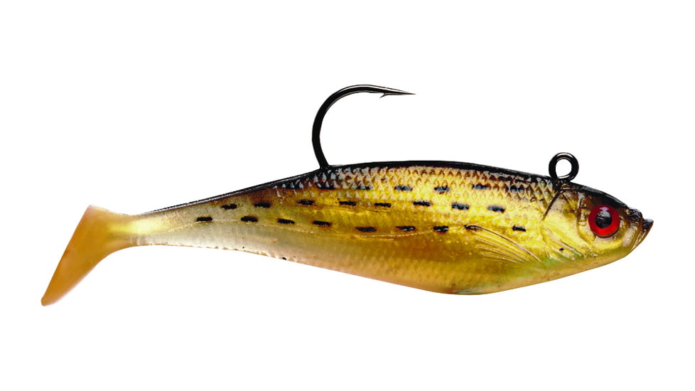 Storm WildEye Swim Shad Swimbaits, 3, 3in, Golden Mullet, WSS03GMU