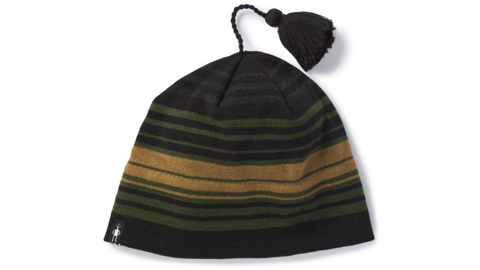 Smartwool Straightline Hat, Black-Chive, One Size, SW0SC146A67-1FM