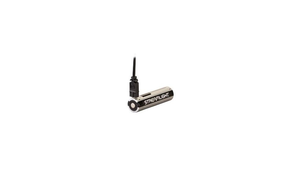 Streamlight 18650 USB Rechargeable Lithium Ion Battery,3.7V,2600mAh,Pack of 2, 22102