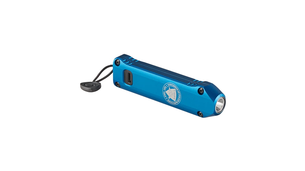 C.O.P.S. Blue Wedge XT Compact Everyday Carry Rechargeable Flashlight