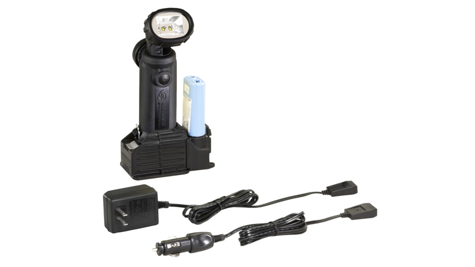 Streamlight Knucklehead 200 Lumen Flashlight, 120V AC/DC Steady PiggyBack Charger, Black 90613