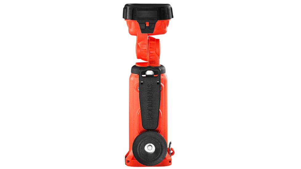 Streamlight Knucklehead Flood Work Light, Division 2, 200 Lumen White Led, Clip, 22060 - 100V Ac Charge Cord, 12V Dc, Orange, 90660