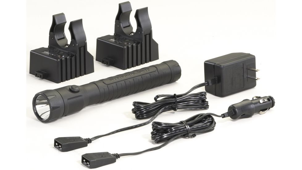 Streamlight PolyStinger LED HAZ-LO Industrial Safety Flashlight, 120V AC/12VDC Steady Charge Cord, Black, 76442