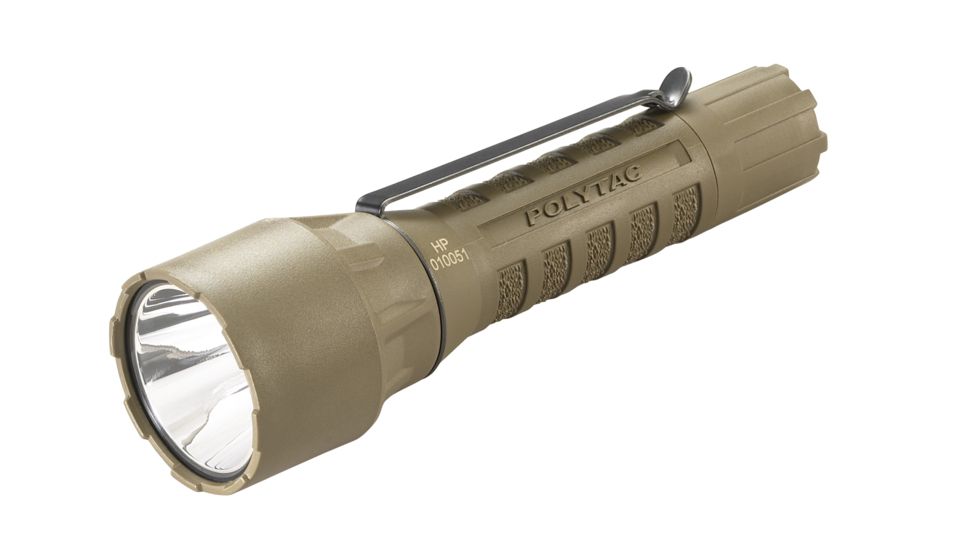 Streamlight PolyTac HP Flashlight w/ Lithium Batteries, Coyote 88861